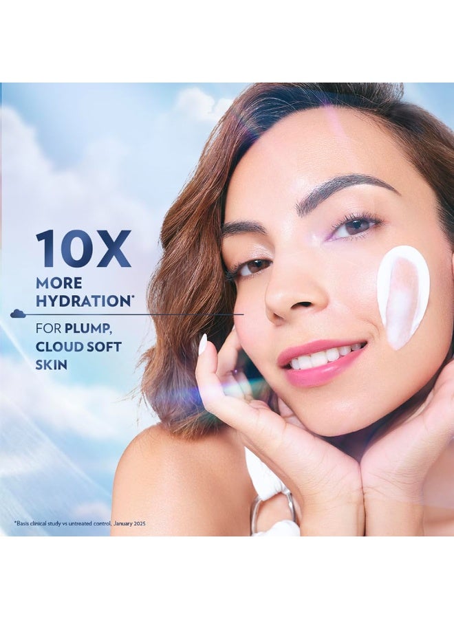 فازلين كلاود سوفت، مرطب خفيف، 100 مل، لبشرة ممتلئة وناعمة، مع سيراميدات وحشوات حمض الهيالورونيك، ترطيب يفوق 10 أضعاف، غير لزج - Image 2